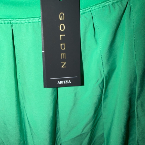 Aritzia Golden Vibrant Green Tennis Mini Skirt - Picture 2 of 7